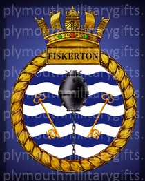 HMS Fiskerton Magnet
